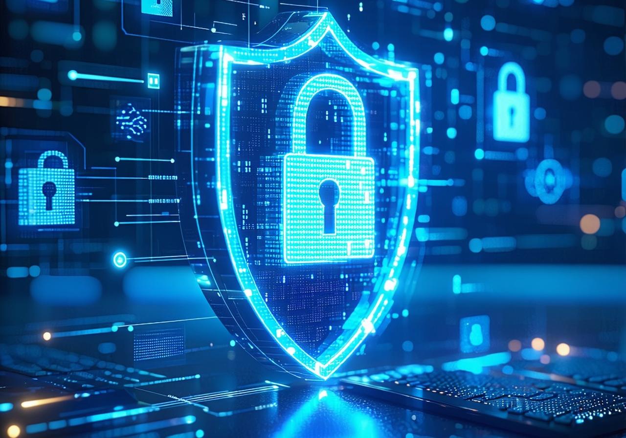 Concetto di sicurezza dati e privacy digitale