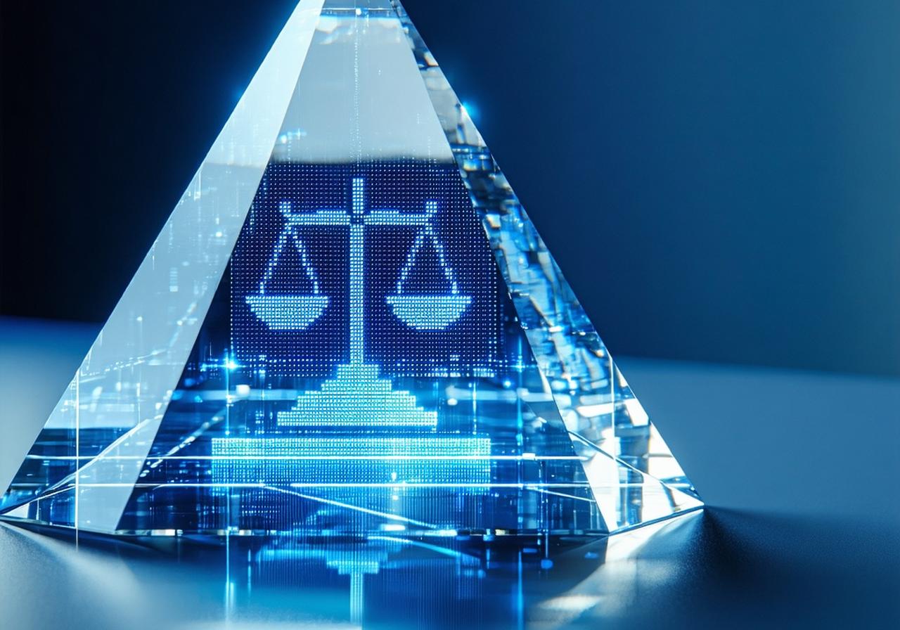 Concetto di conformità e trasparenza AI